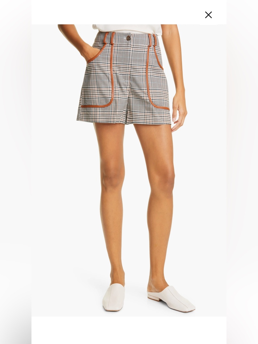 Staud Amnesia Plaid Short